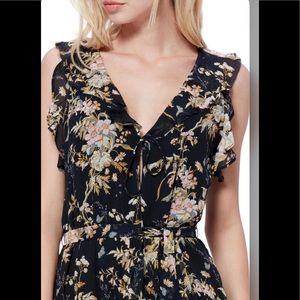 PAIGE TIA SILK DRESS